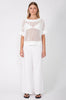 chord mesh top / white
