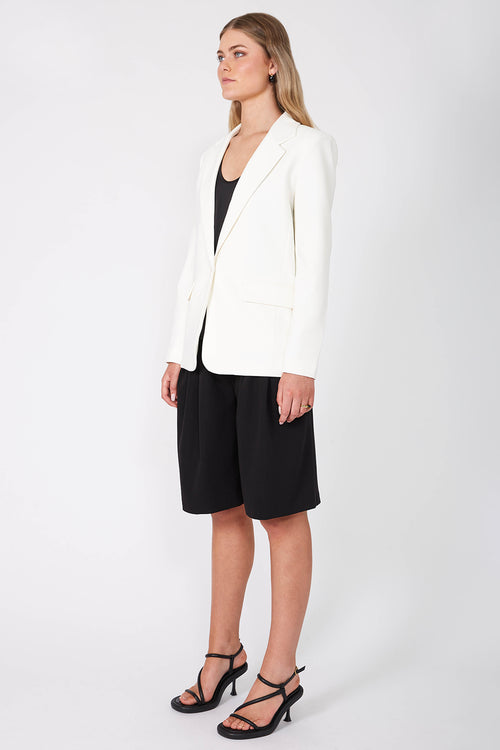 everyday blazer / ivory cream