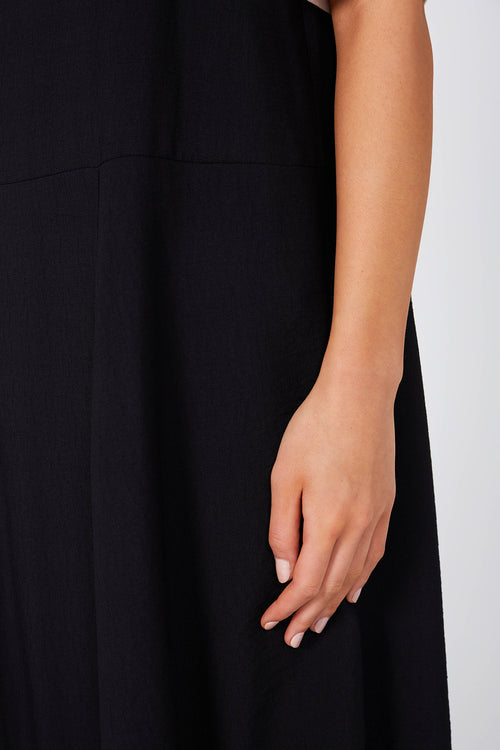 ember dress / black crepe
