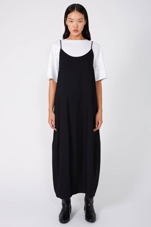 ember dress / black crepe