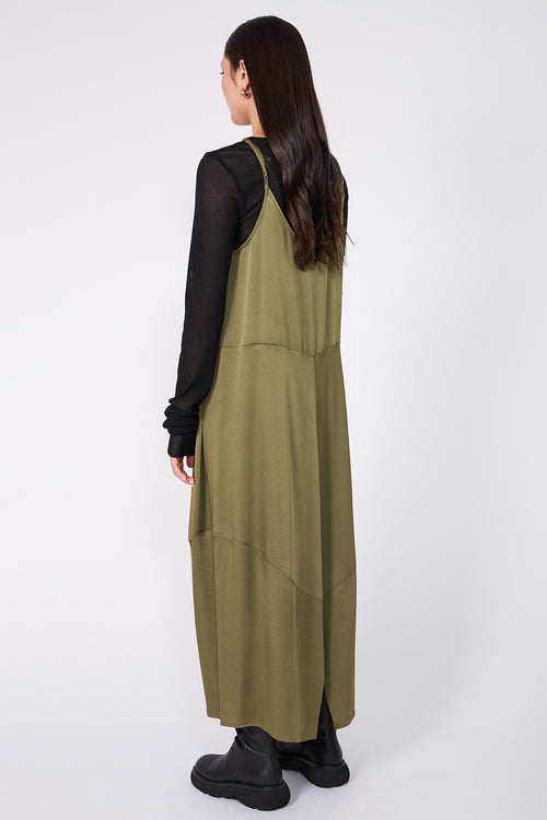 ember dress / moss green