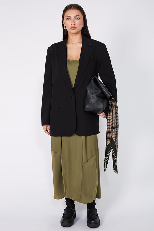 ember dress / moss green