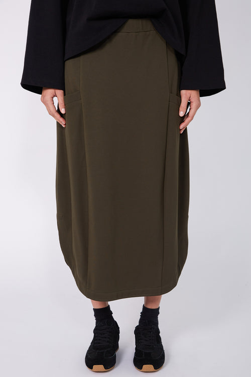 encase skirt / khaki