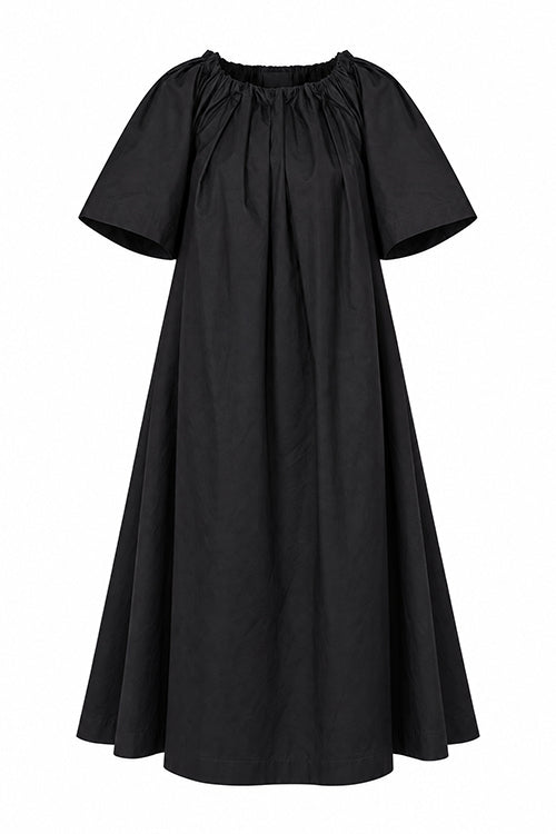 entreat midi dress / black