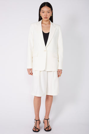 everyday blazer / ivory cream