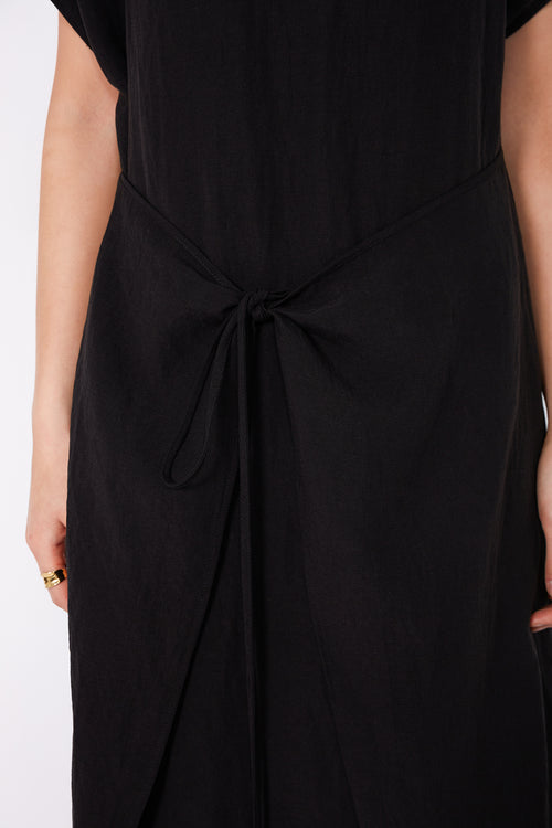 extended dress / black