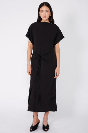 extended dress / black