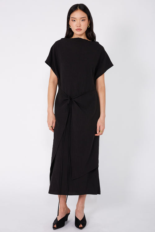 extended dress / black
