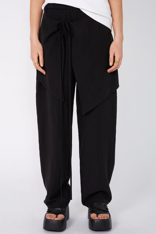 extended pant / black