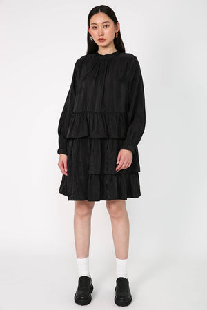 floweret dress / black