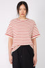 front runner tee / cream | red stripe