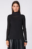 funnel pleat skin / black