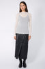 funnel pleat skin / ivory