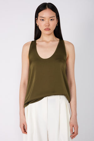 glaze tank / olive