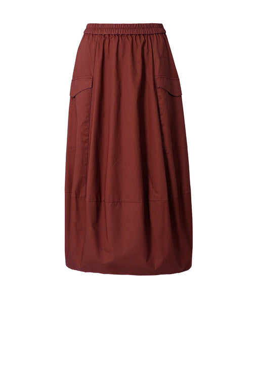 global skirt / dark sangria
