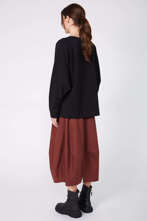 global skirt / dark sangria