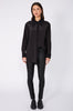 glossy pant / black