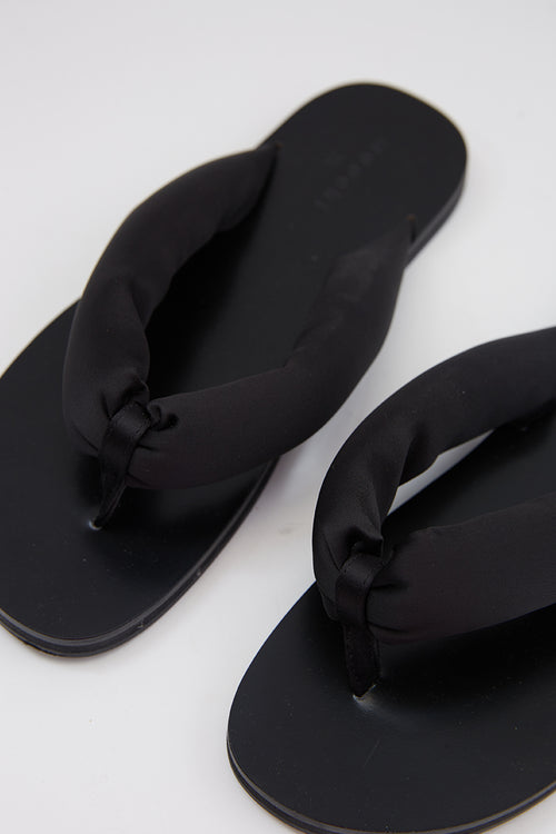 haven satin thong / black