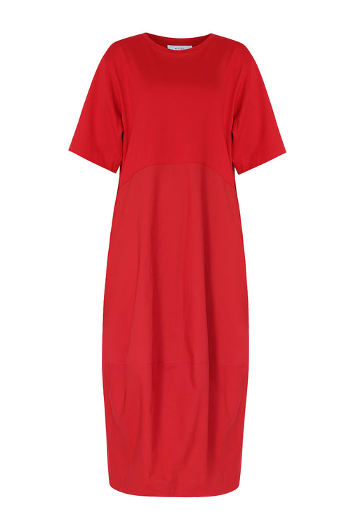 headspin dress / deep red