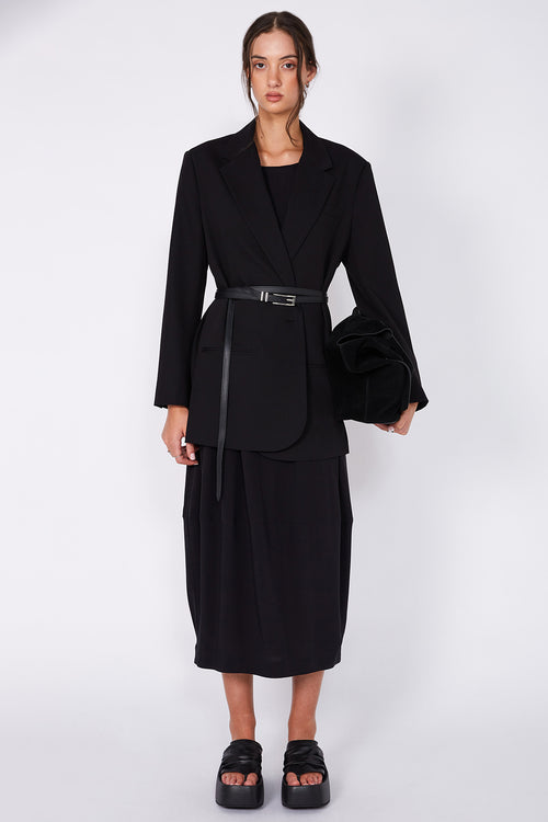 headspin dress / black