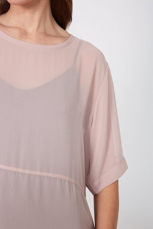 headspin dress / blush pink