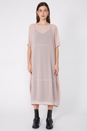 headspin dress / blush pink