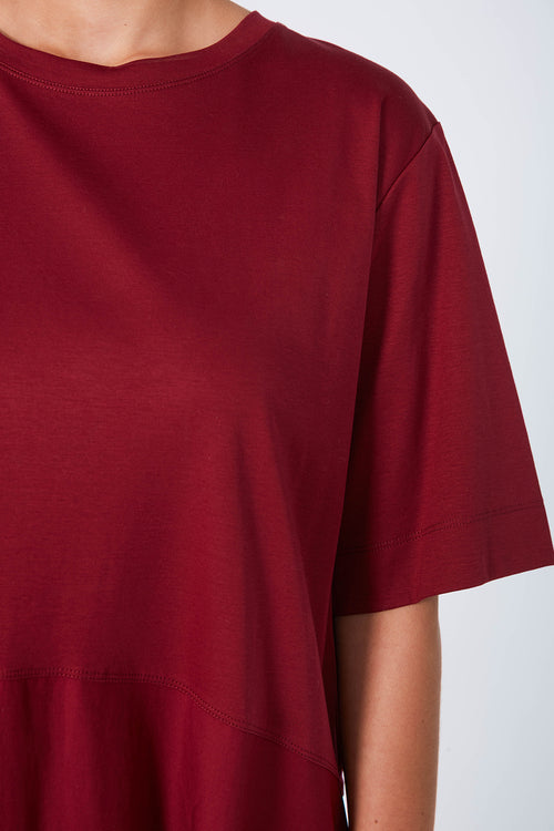 headspin dress / burgundy