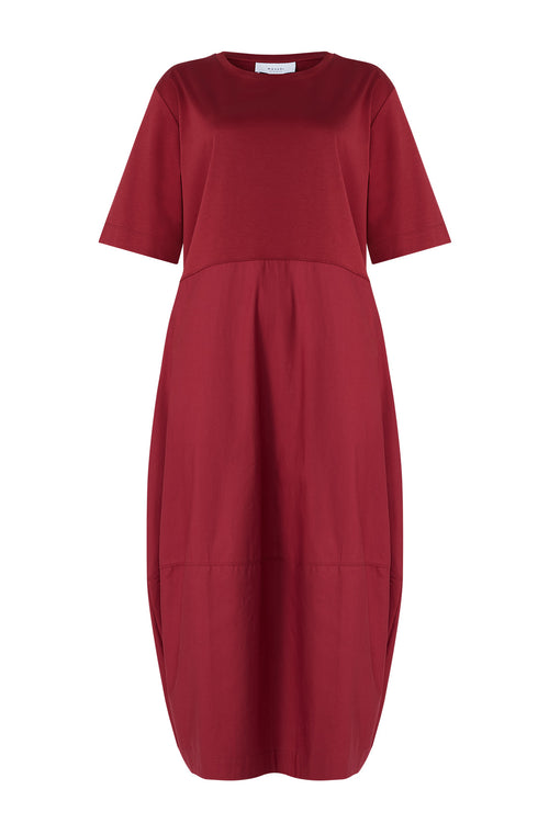 headspin dress / burgundy