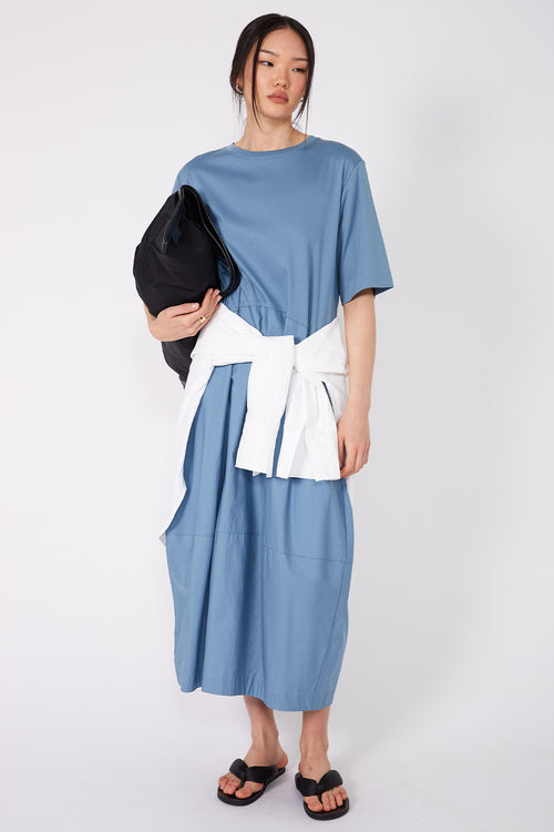 headspin dress / dusty blue