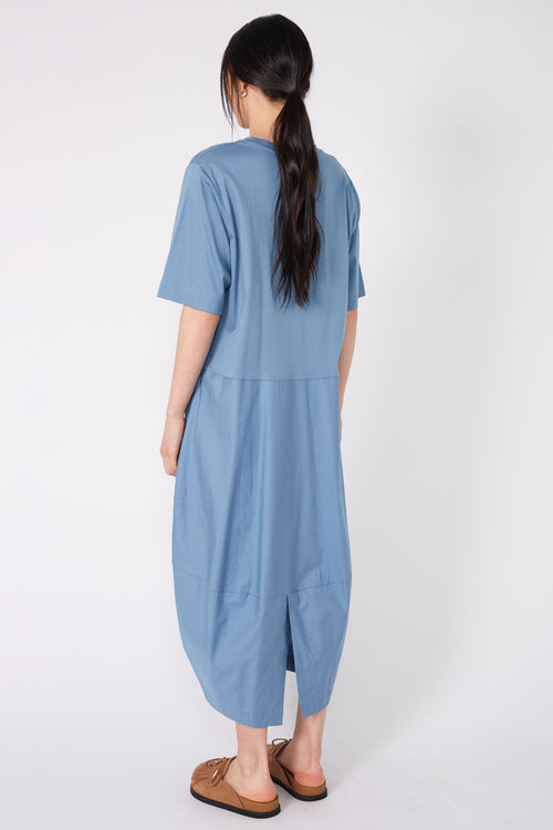 headspin dress / dusty blue