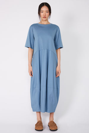 headspin dress / dusty blue