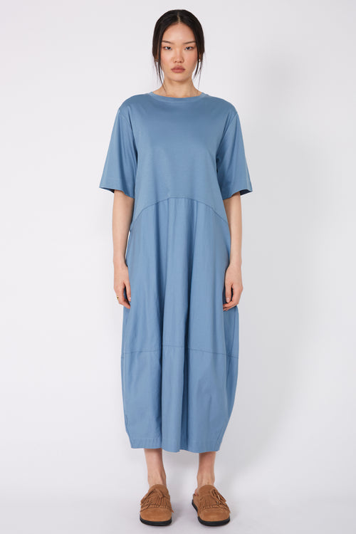 headspin dress / dusty blue