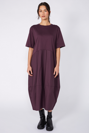 headspin dress / aubergine