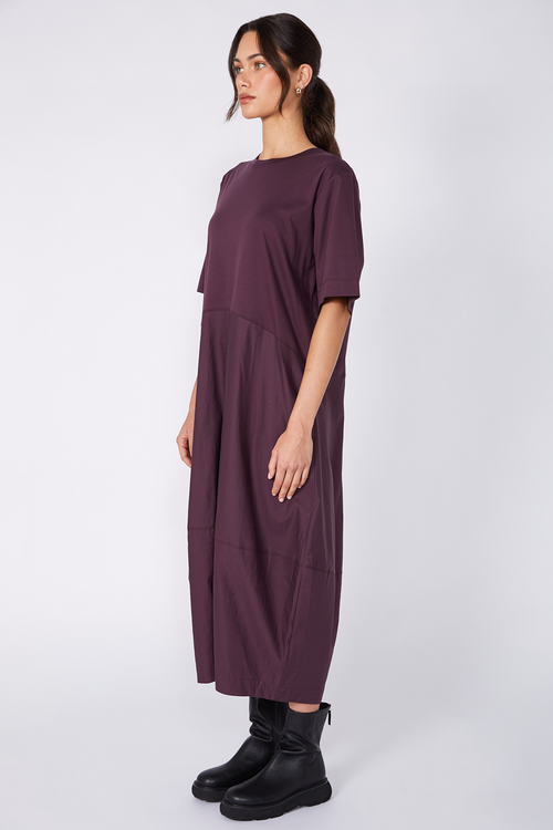 headspin dress / aubergine