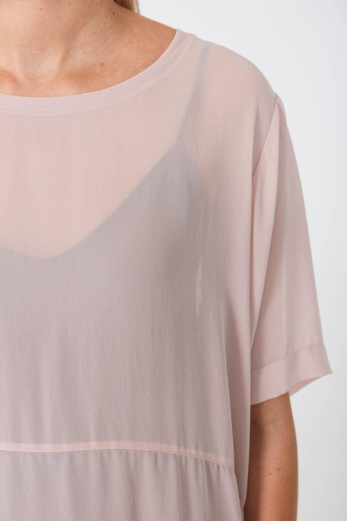 headspin dress / blush pink