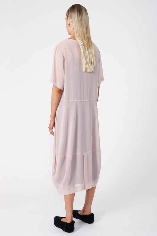 headspin dress / blush pink