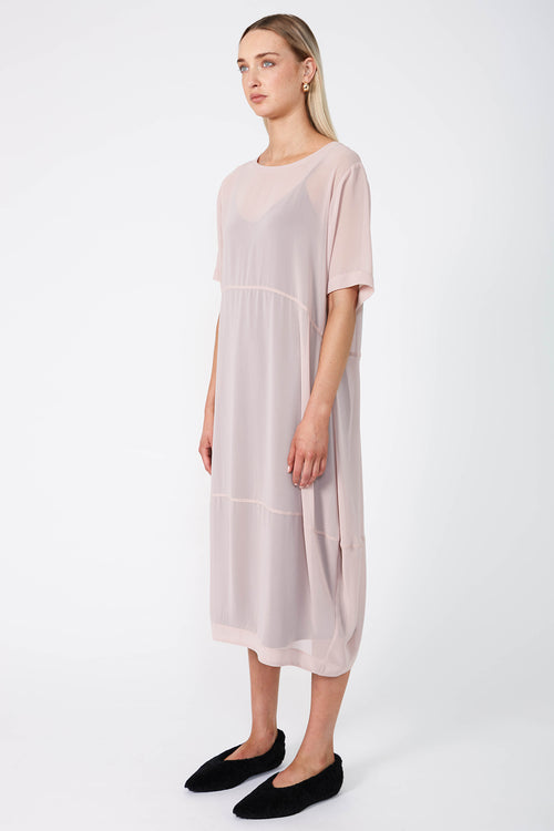 headspin dress / blush pink