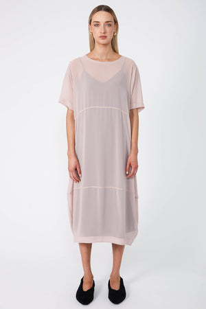 headspin dress / blush pink