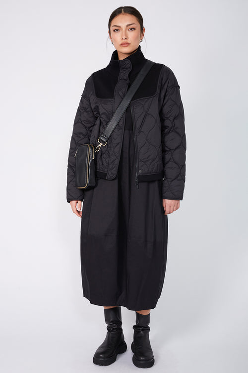 headspin longsleeve dress / black
