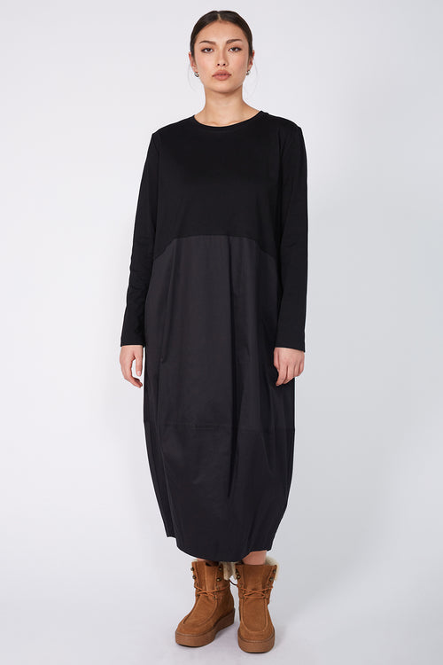headspin longsleeve dress / black