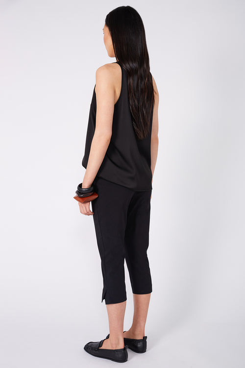 highlight capri pant / black
