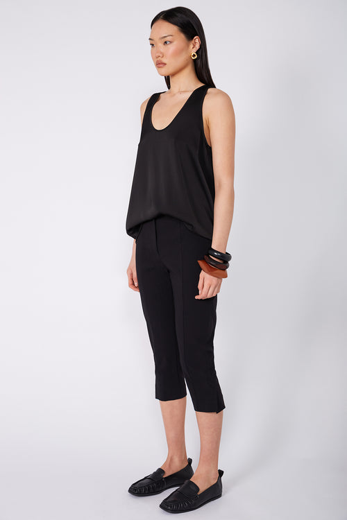 highlight capri pant / black