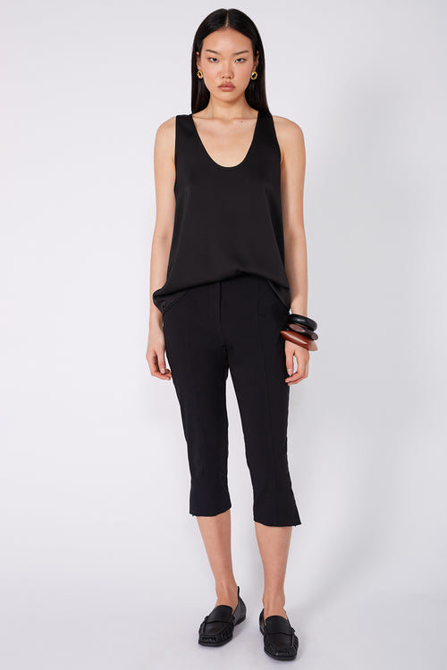 highlight capri pant / black