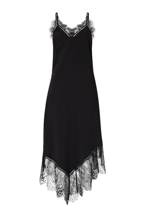 interweave maxi dress / black