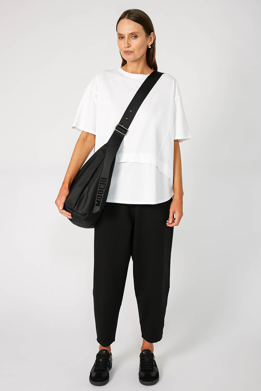 furthering ponti track pant / black ponti | m o o c h i