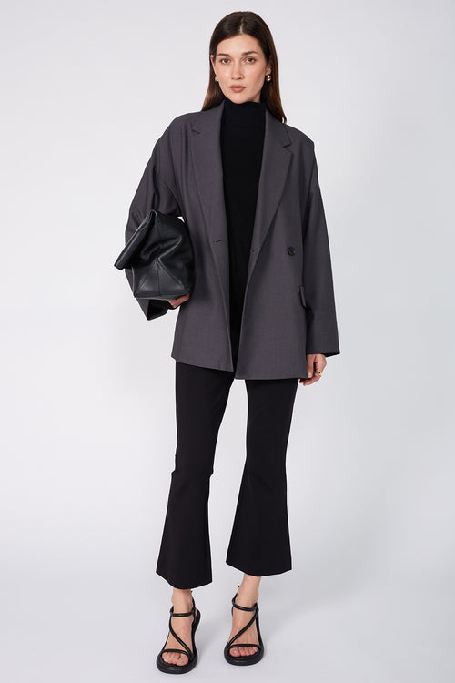 kick flare pant / black