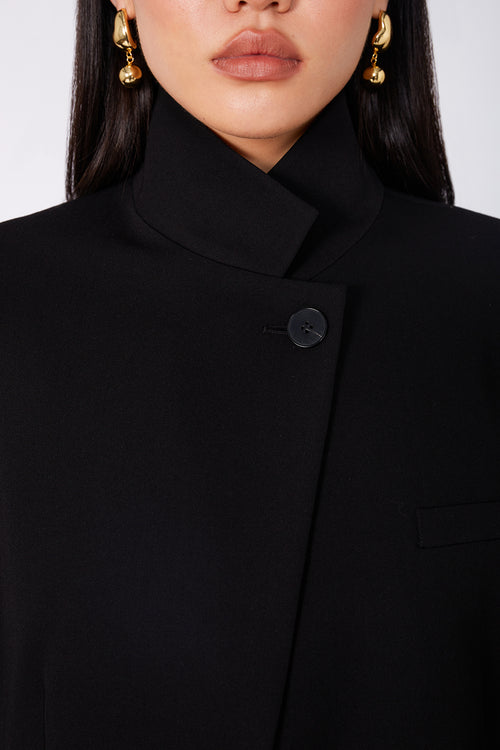 level blazer / black
