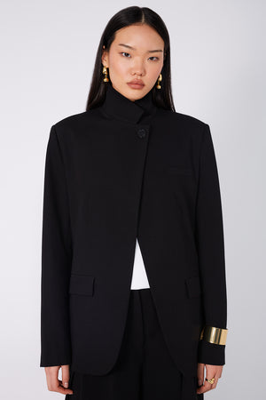 level blazer / black