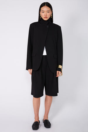 level blazer / black