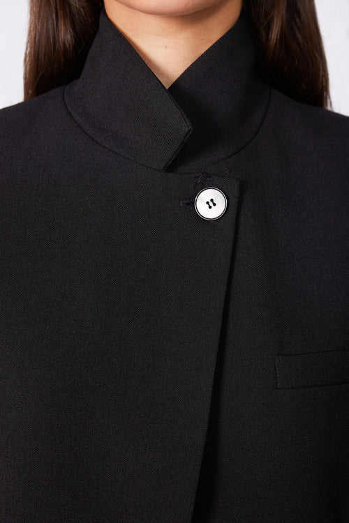 level blazer / black